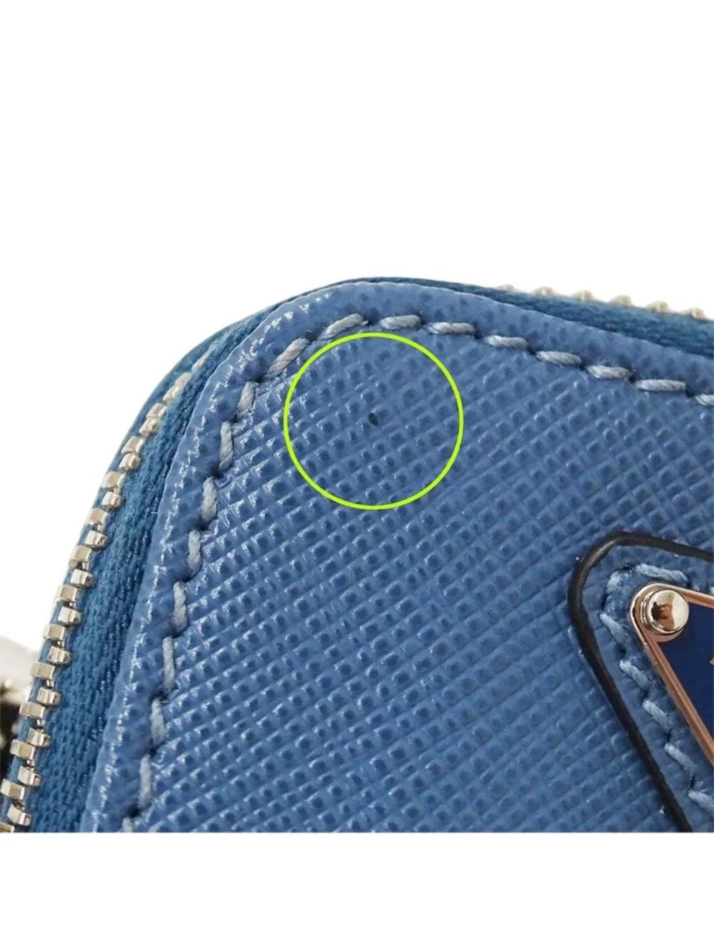 Prada Shoulder Bag Saffiano Light Blue